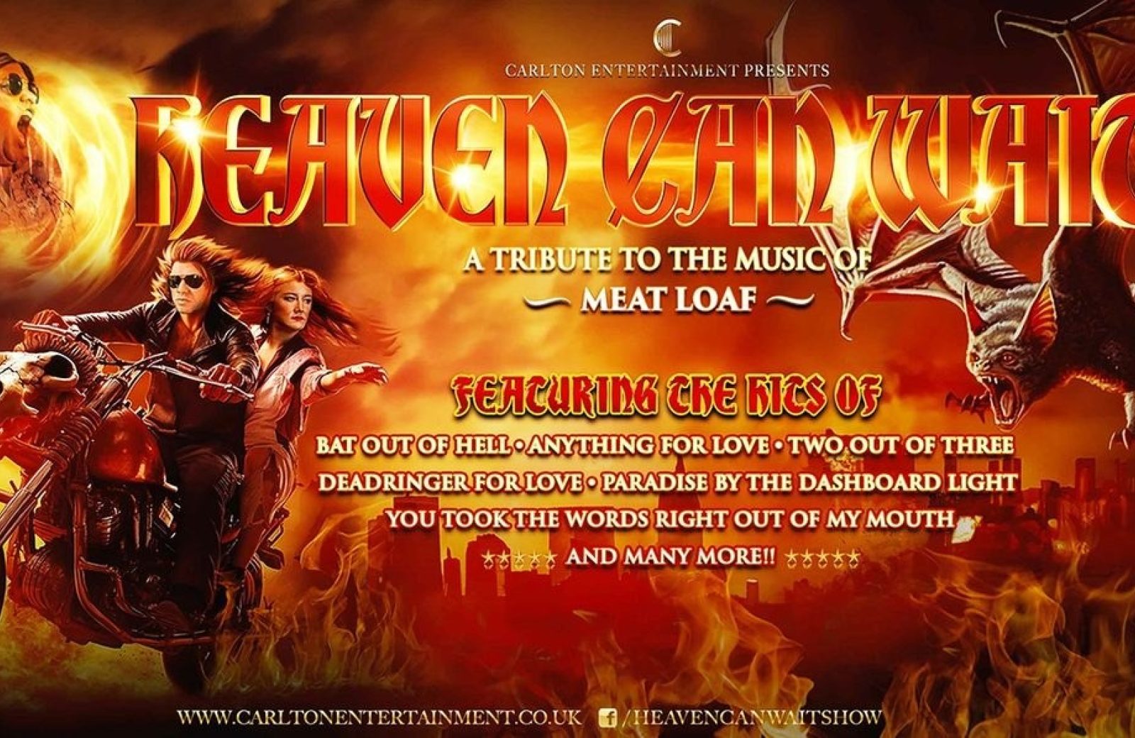 Heaven Can Wait – Meatloaf Tribute