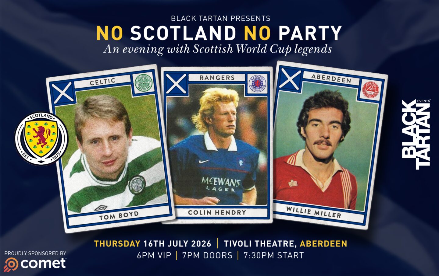 No Scotland No Party: An Evening with Scottish World Cup Legends