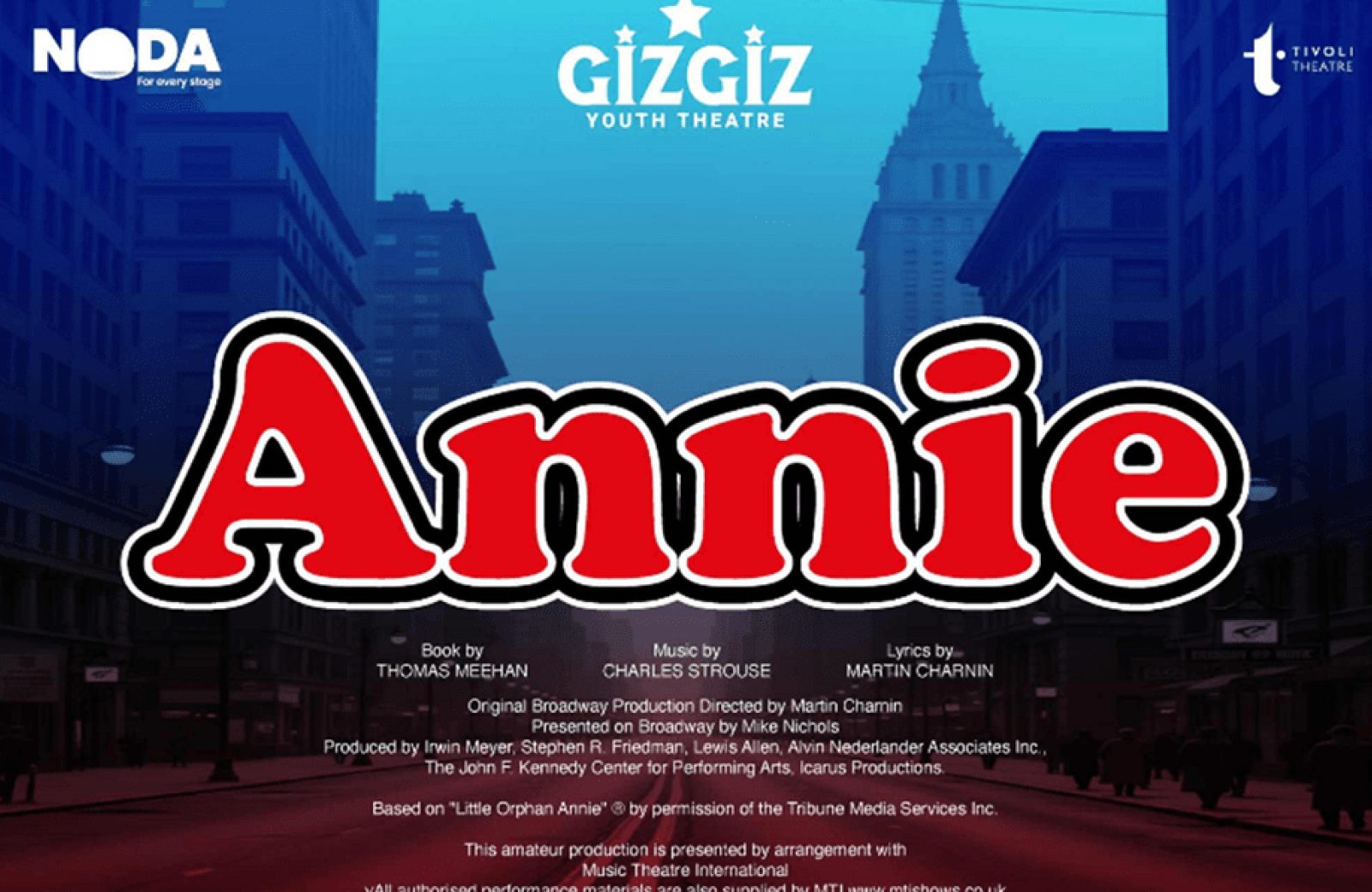 Annie Presented by Giz Giz Youth Theatre