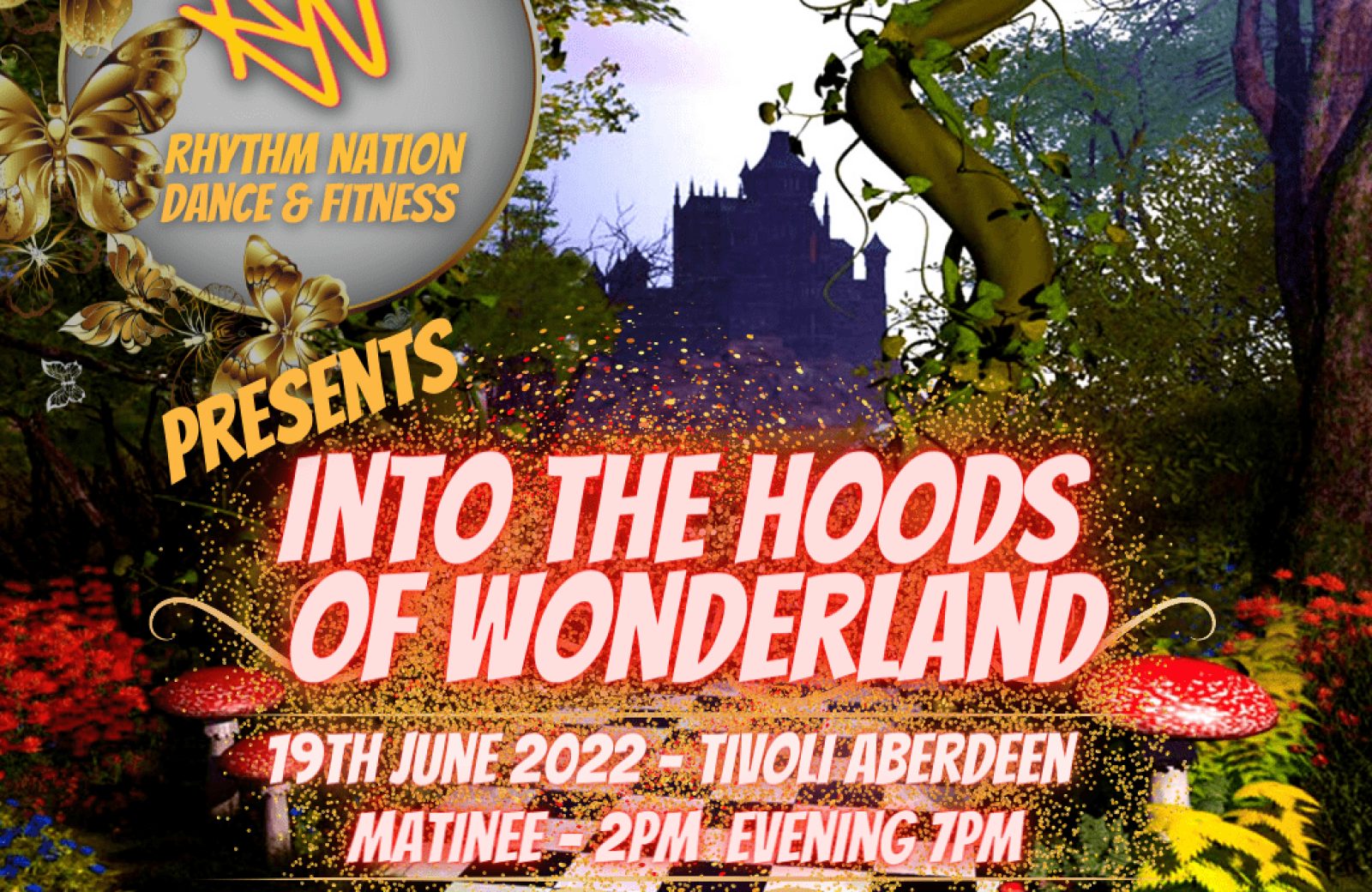 Rhythm Nation Dance and Fitness Presents “Into the Hoods of Wonderland”