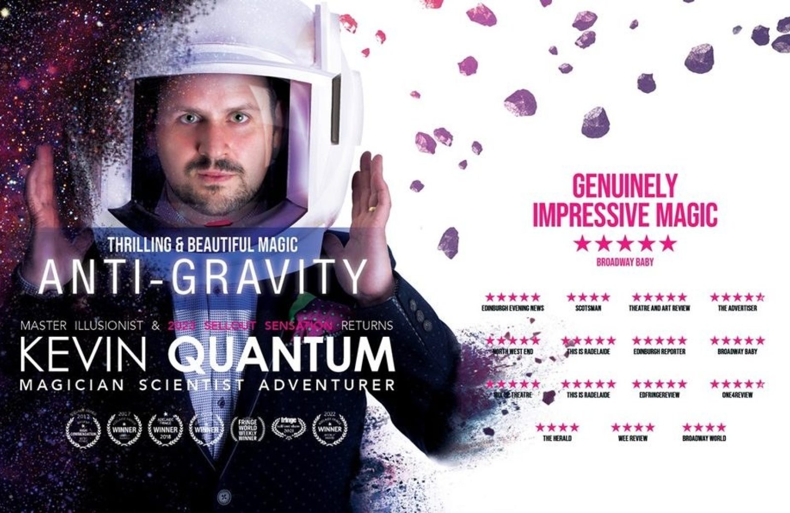 Kevin Quantum: Anti-Gravity – Thrilling & Beautiful Magic