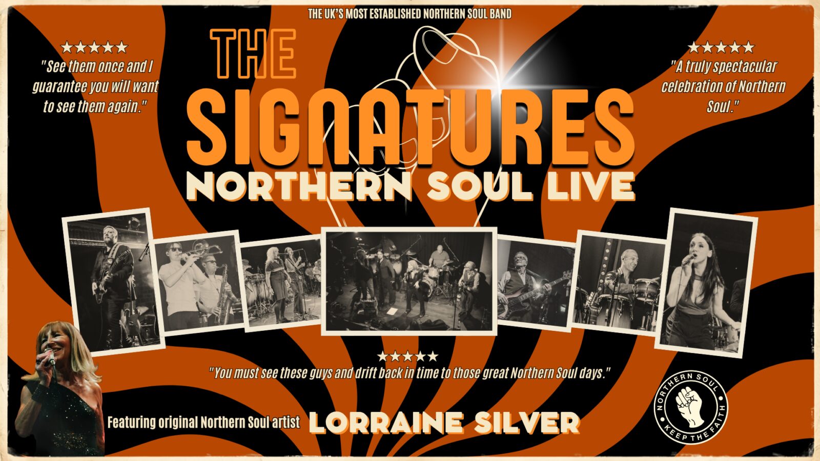 The Signatures – Northern Soul Live With Special Guest Lorraine Silver