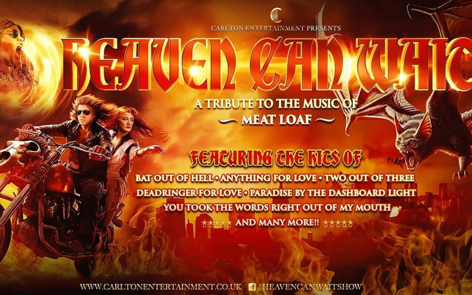 Heaven Can Wait – Meatloaf Tribute