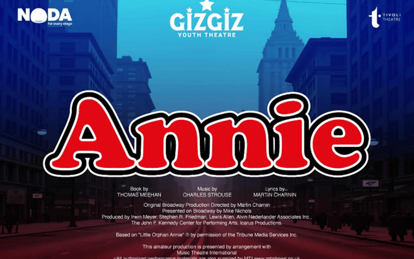 Annie Presented by Giz Giz Youth Theatre