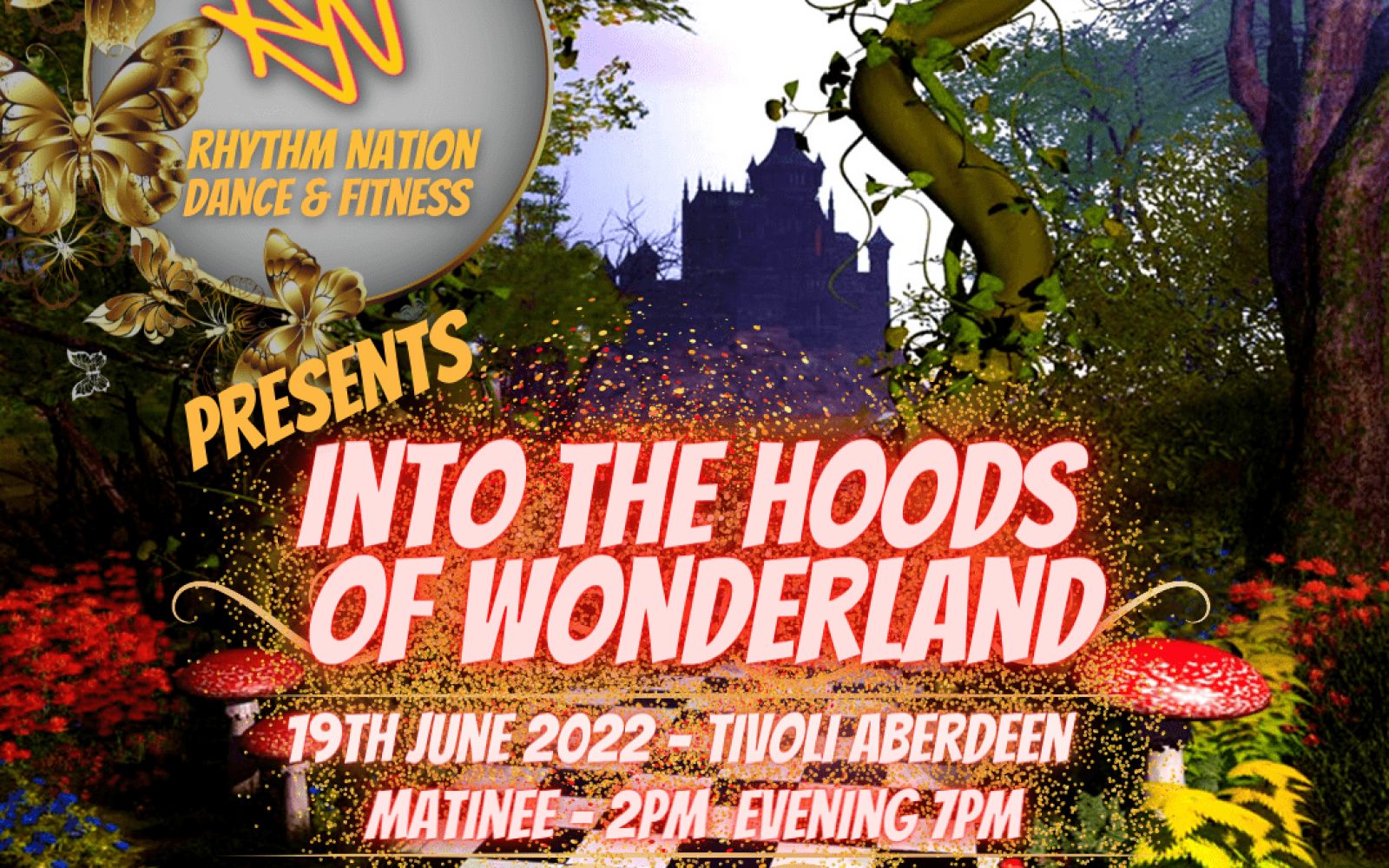 Rhythm Nation Dance and Fitness Presents “Into the Hoods of Wonderland”
