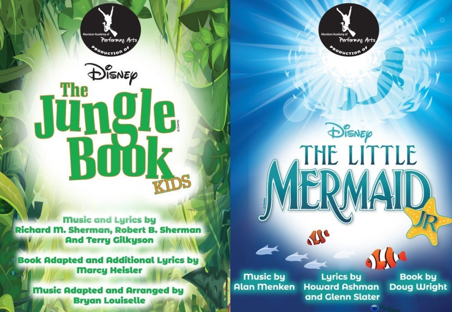 Disney’s The Jungle Book Kids and Disney’s Little Mermaid Jr Double Bill