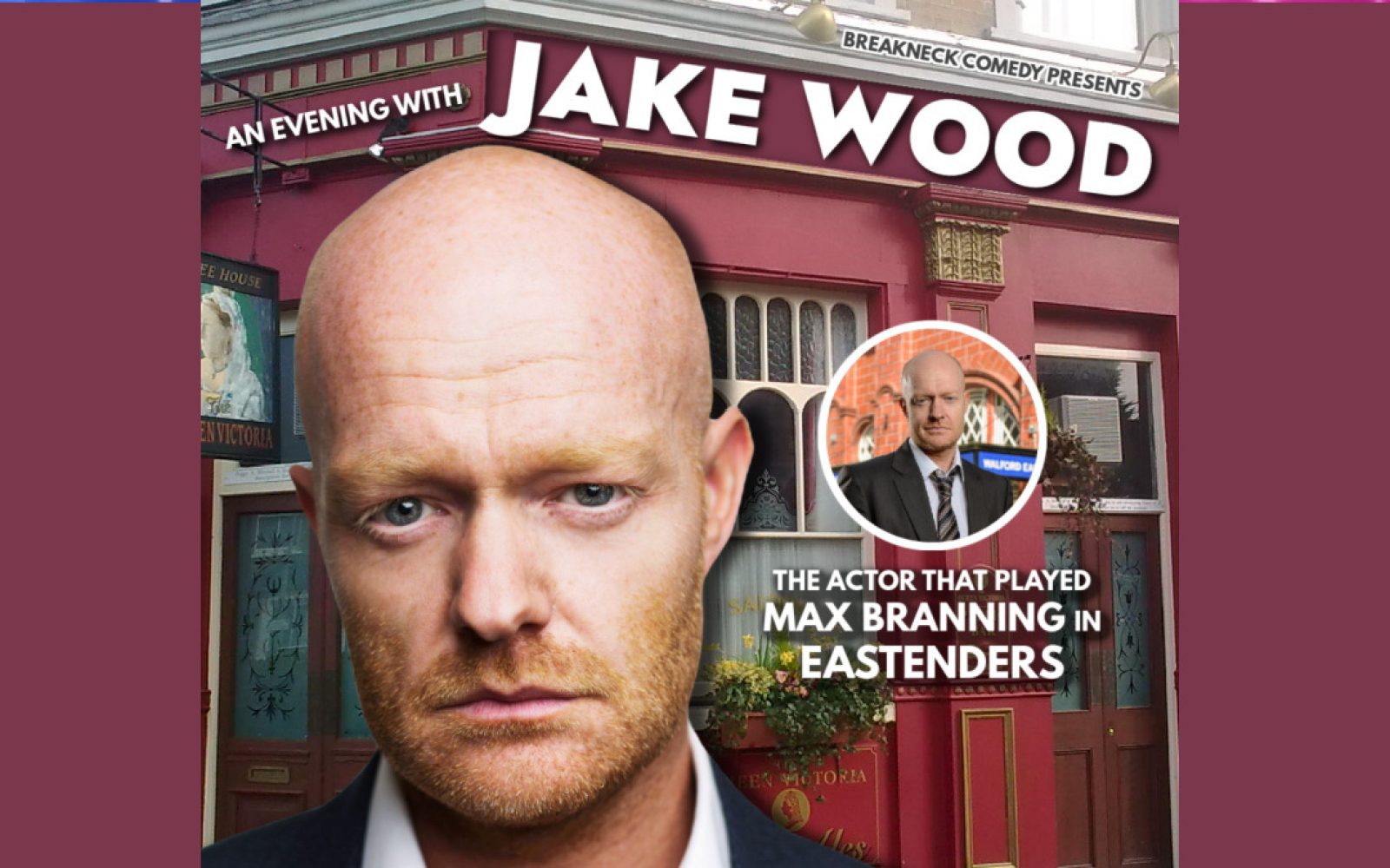 CANCELLED – AN EVENING WITH JAKE WOOD