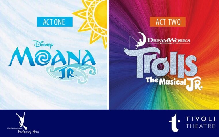 Aberdeen Academy of Performing Arts presents Moana Jr & Trolls Jr.